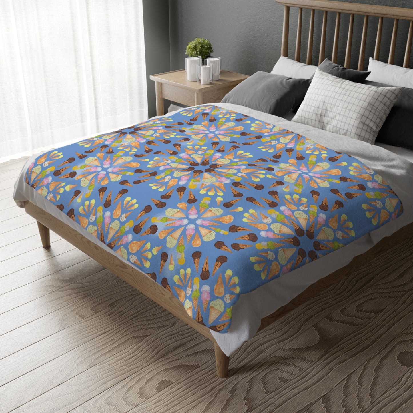Melty Ice Cream Mandala Blanket