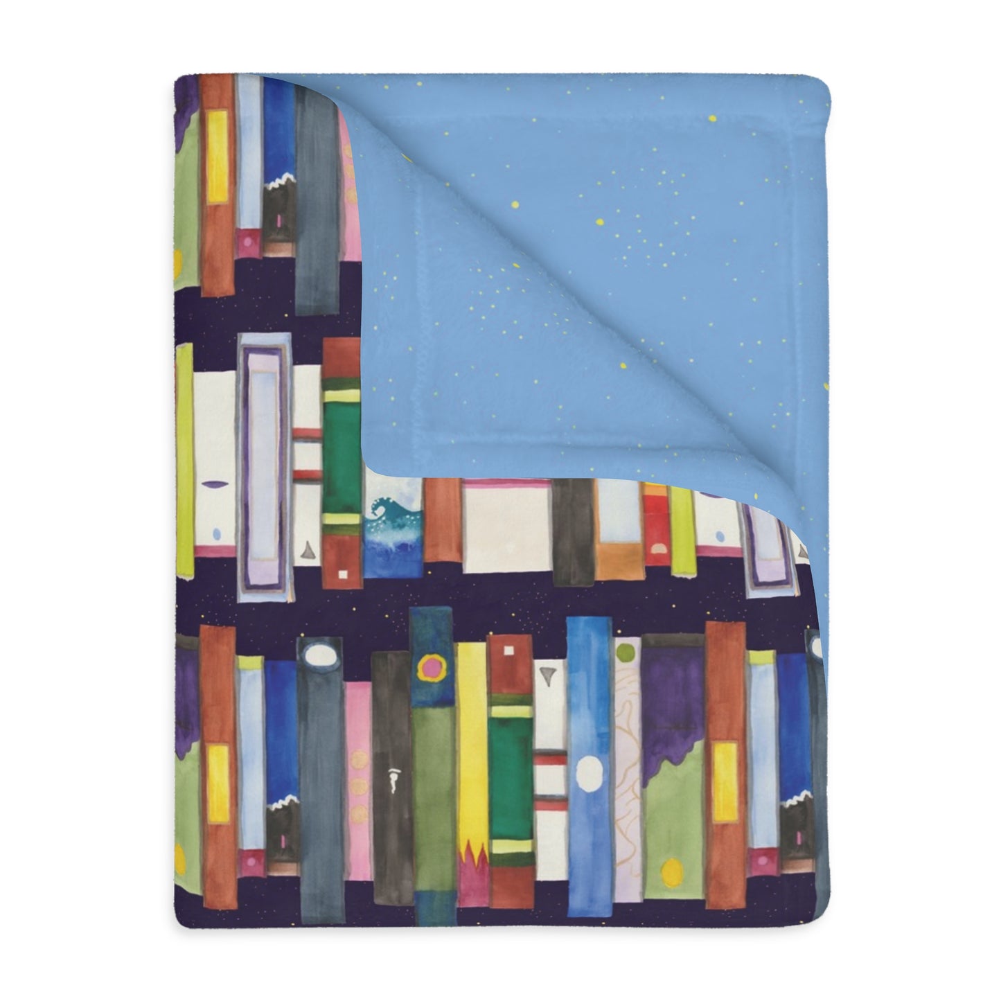 Infinite Book Stack Blanket