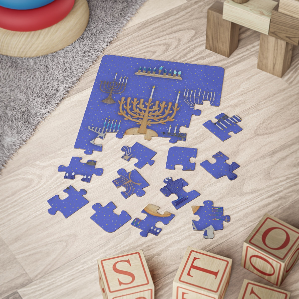 Kids' Chanukah Puzzle, 30-Piece