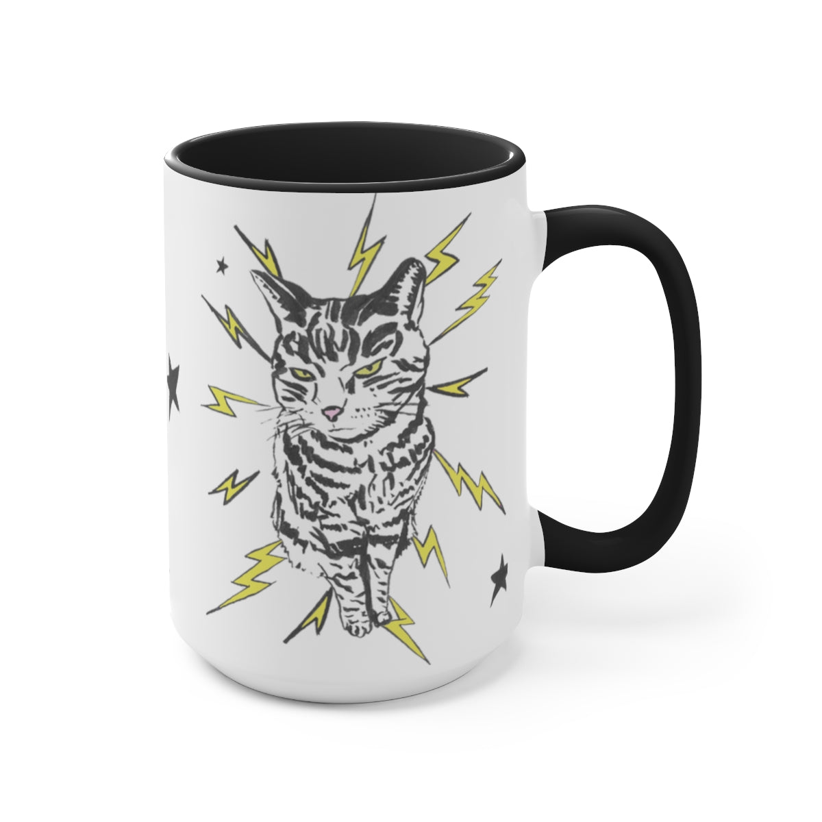 Black and White Punk Rock Pussy Mug