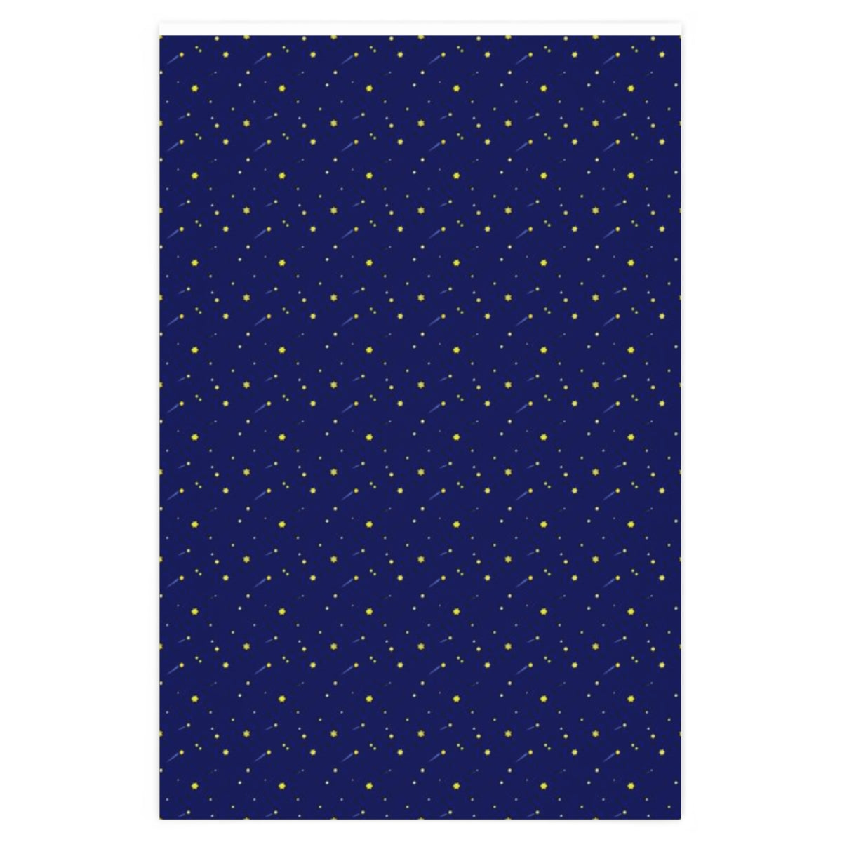 Stars of David Starry Night Wrapping Paper