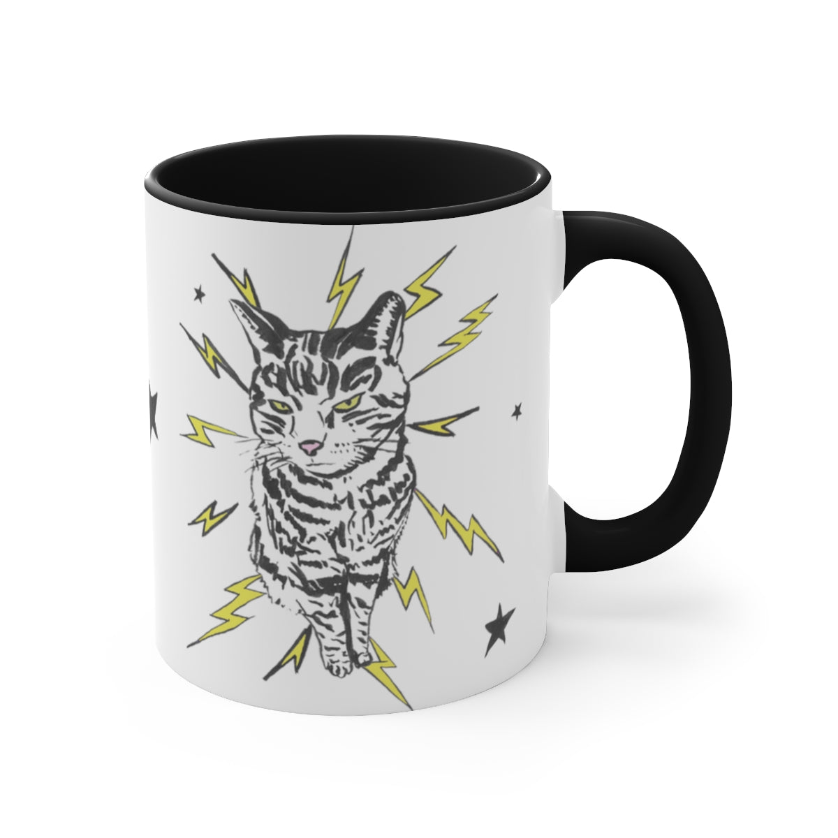 Black and White Punk Rock Pussy Mug