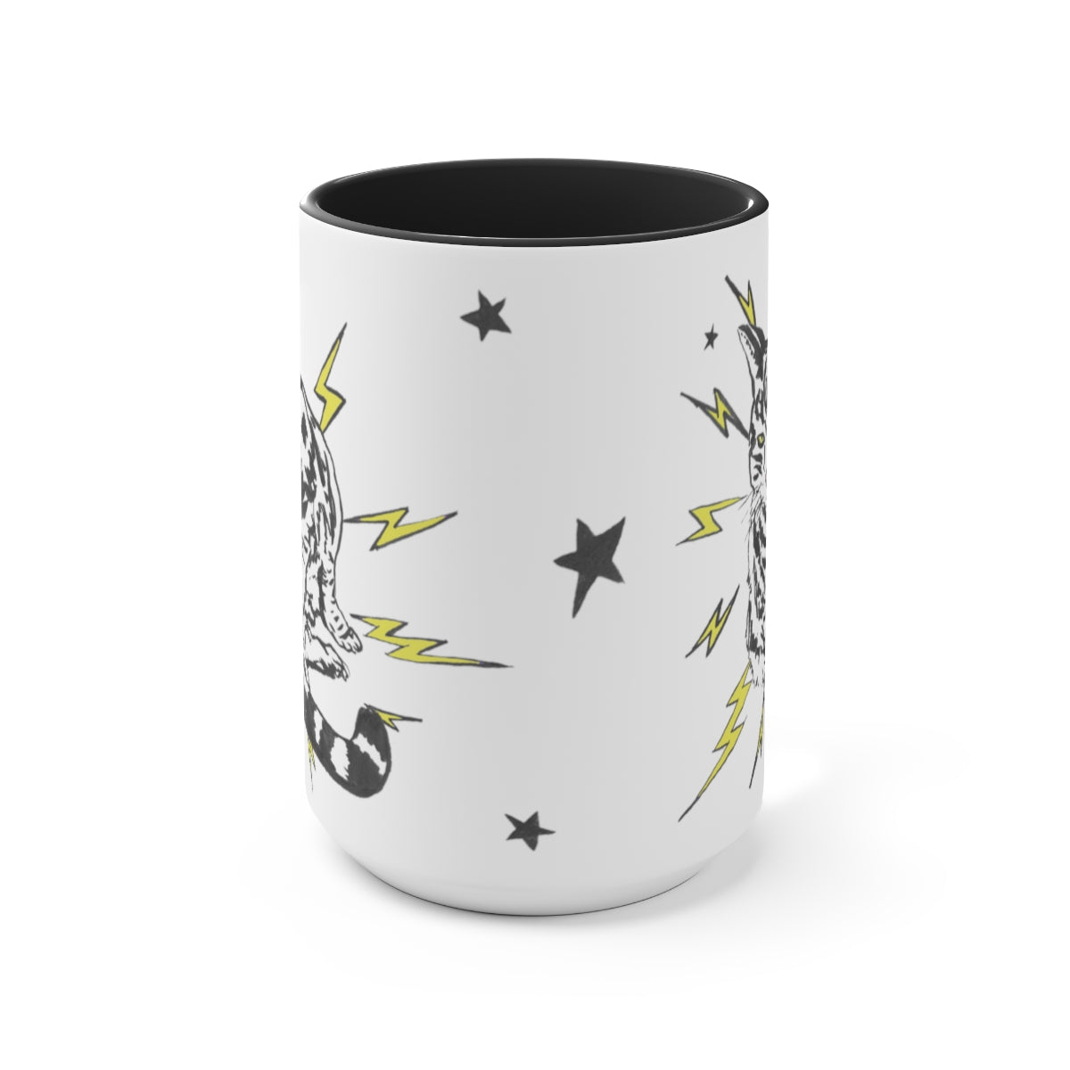 Black and White Punk Rock Pussy Mug