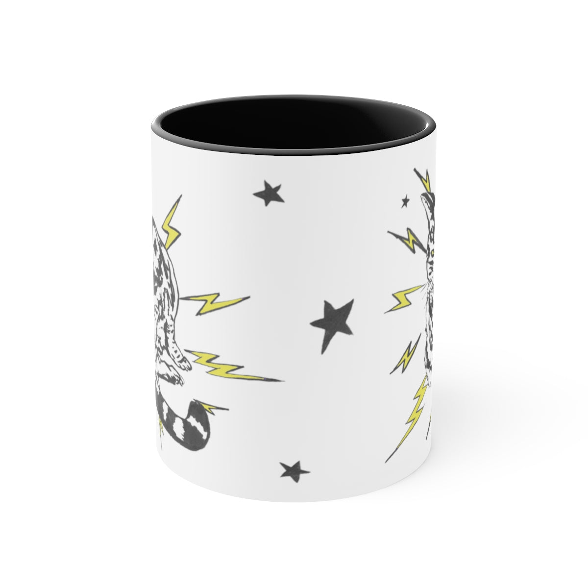 Black and White Punk Rock Pussy Mug