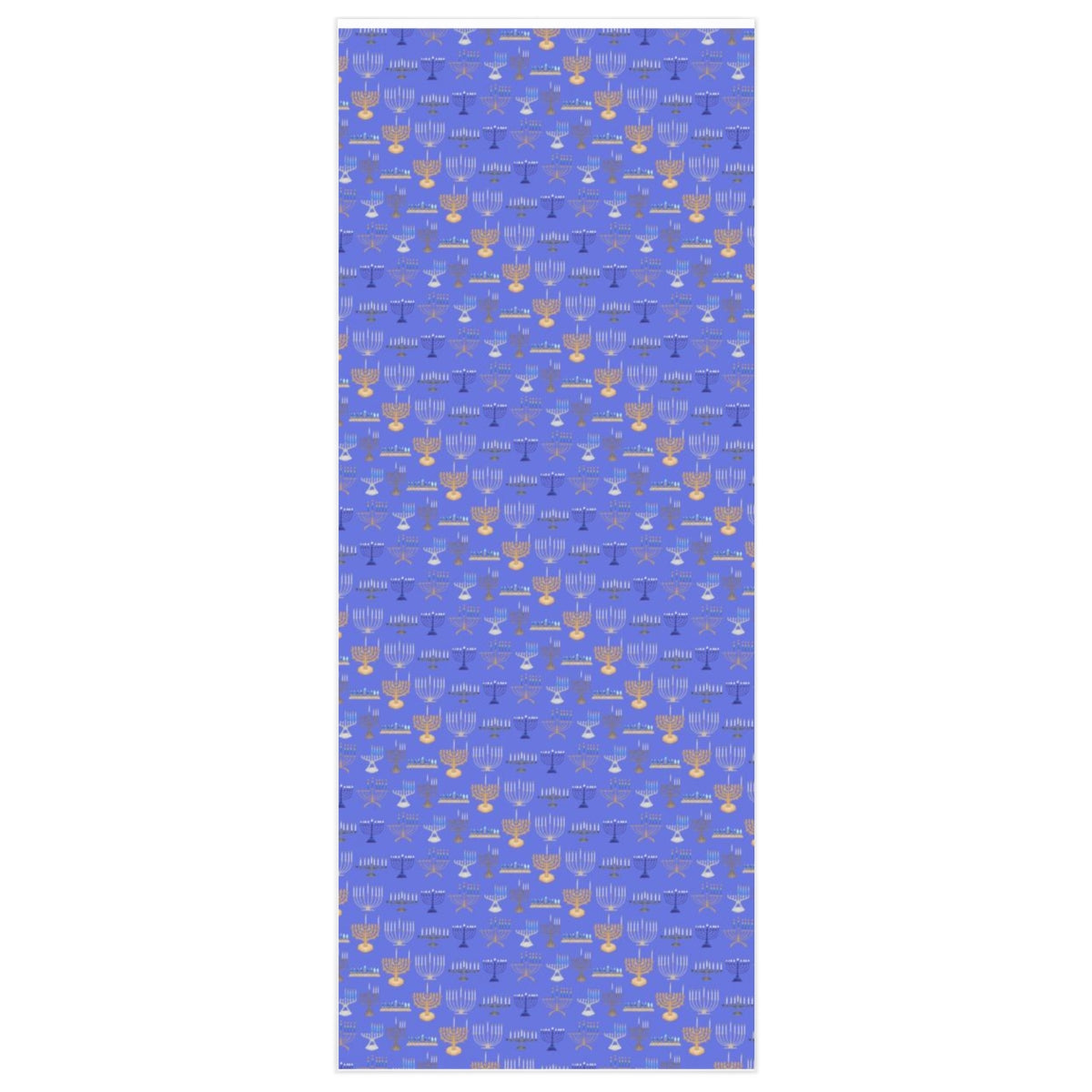 8 Menorahs Chanukah Wrapping Paper