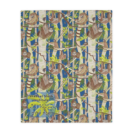 Shabbat Sloth Institute Blanket