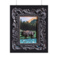 Tiny Bison in an ornate frame