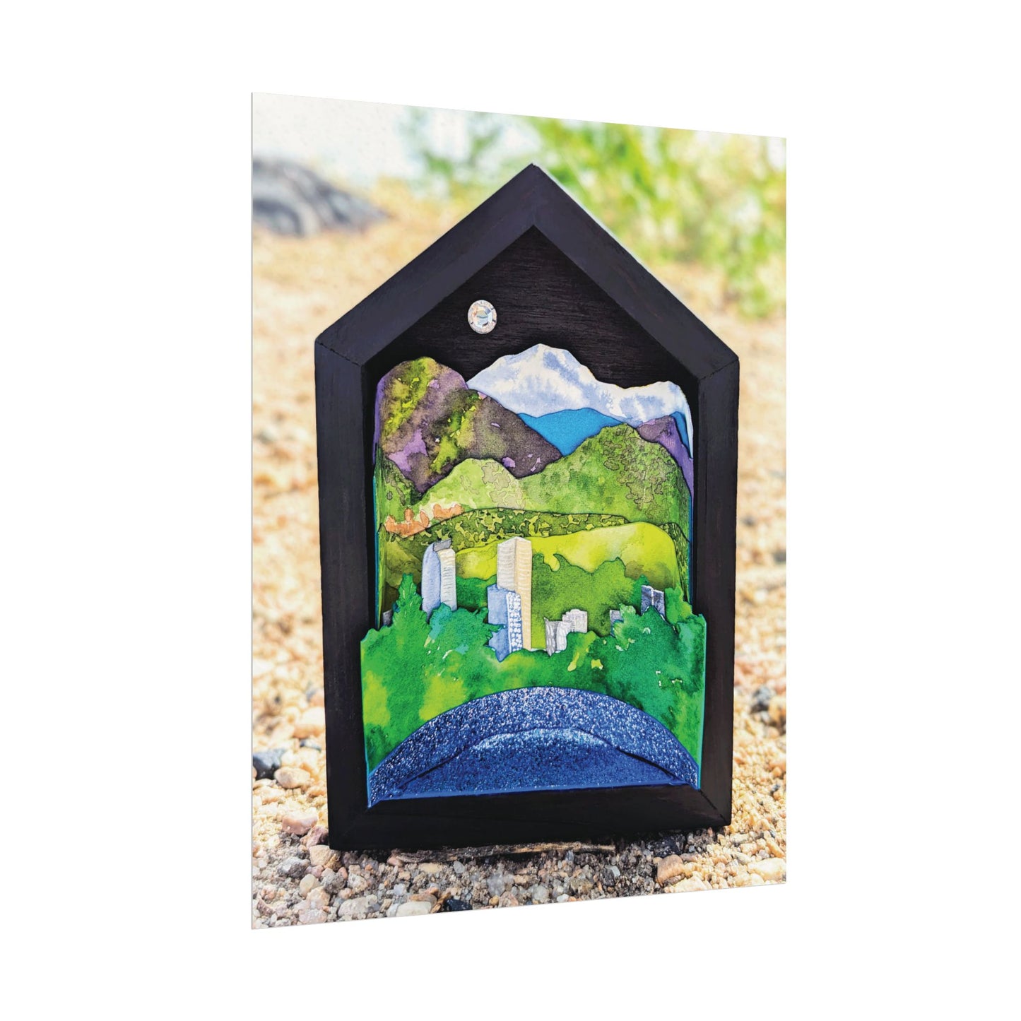Denver Home (Shadowbox)